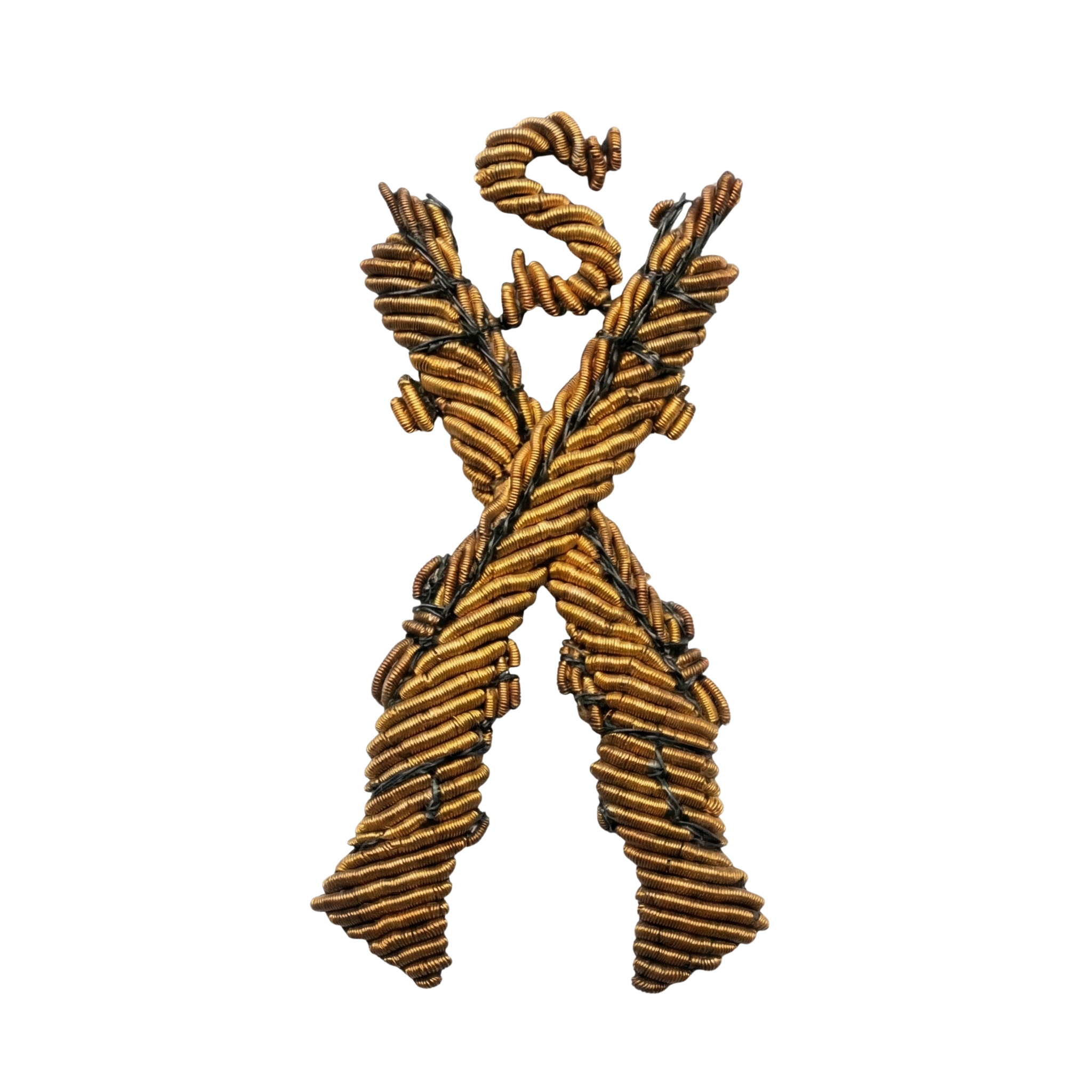 Royal Marines sniper badge — crossed rifles